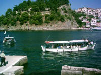 photo: The port of Parga, view from parga's islet