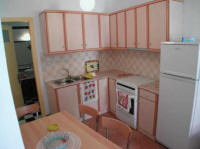 the Kitchen of one of the two appartments from the PVergos House accommodation in Parga 